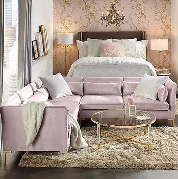 Диван Zara Sectional White белого цвета