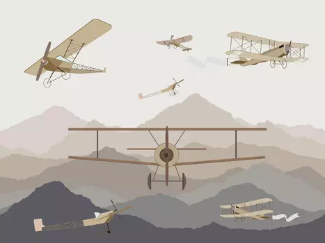 Дизайнерские обои Over The Mountains