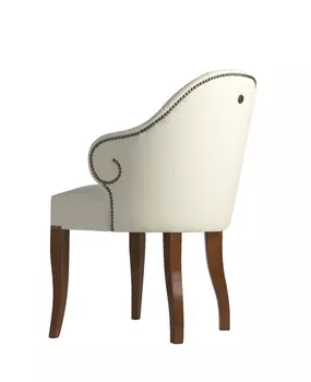 Дизайнерский стул с мягкой обивкой