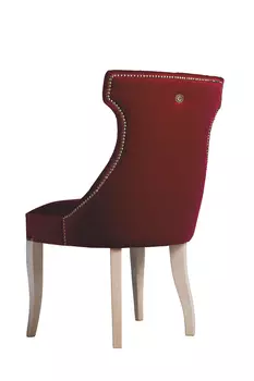 Дизайнерский стул с мягкой обивкой