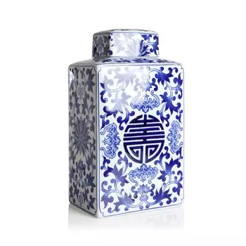 Фарфоровая ваза Loca Nera Chinese Pattern