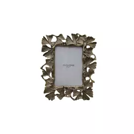 Фоторамка декоративная гинкго из металла