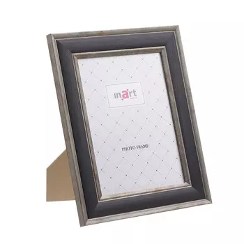 Фоторамка из дерева черно-золотого цвета 15х20