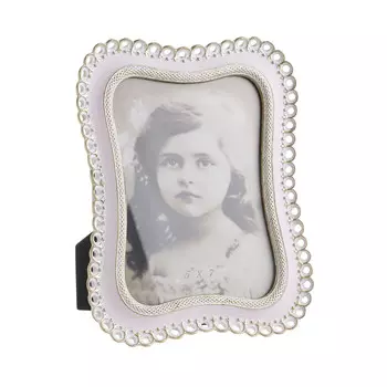 Фоторамка из полистоуна розового цвета