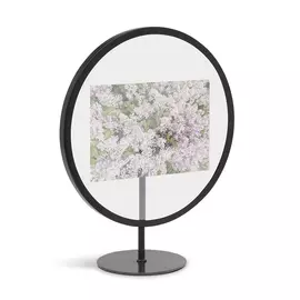 Фоторамка круглой формы Infinity 10x15 черного цвета