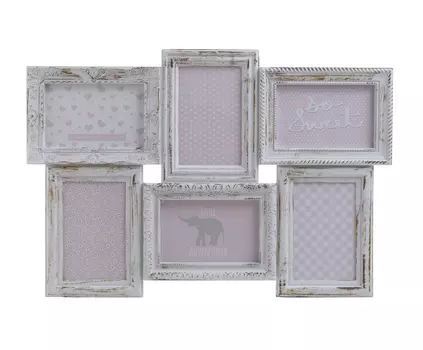 Фоторамка настенная шестисекционная