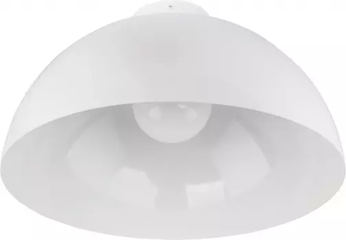 Глянцевый подвесной светильник Hemisphere белого цвета