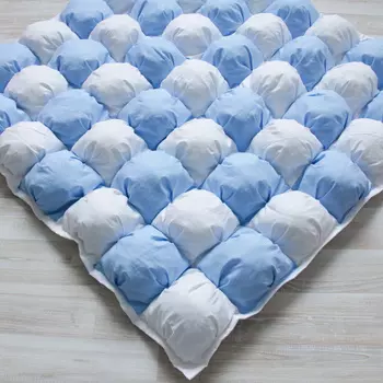 Игровой коврик бомбон Simple Blue 110х110 см