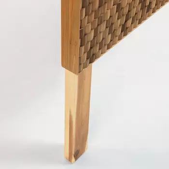 Изголовье кровати Wing Headboard из массива дерева