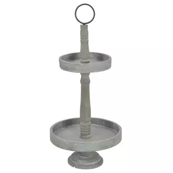 Этажерка двухъярусная из дерева