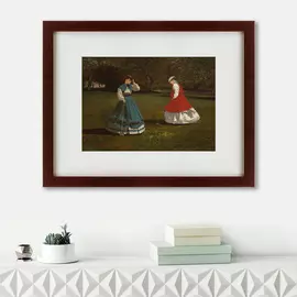 Картина a Game of Croquet 1866 г.