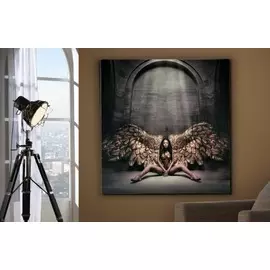 Картина Angel Caido на стекле