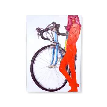 Картина Bicycles Red Head 100х70