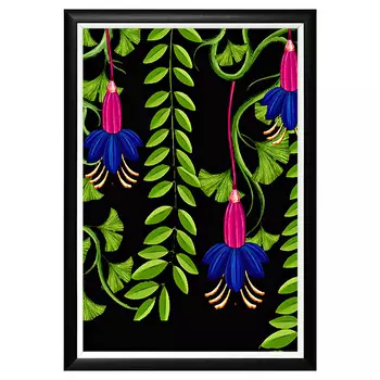 Картина декоративная ценность в раме из багета