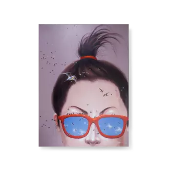 Картина Girl in Glasses на холсте