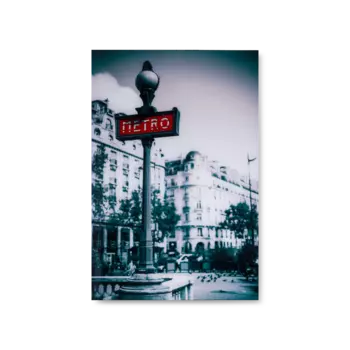 Картина Metro de Paris 80х120