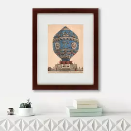 Картина Montgolfier Aerostatique Hot Air Balloon 1783 г.