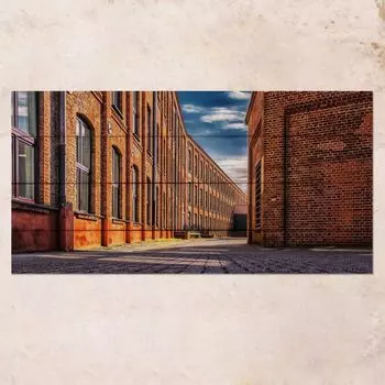 Картина на дереве Brick Walls 40х80