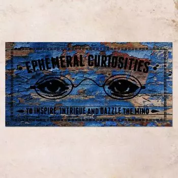 Картина на дереве Ephemeral Curiosities 40х80