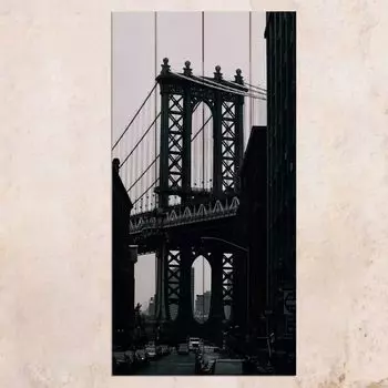 Картина на дереве George Washington Bridge 40х80