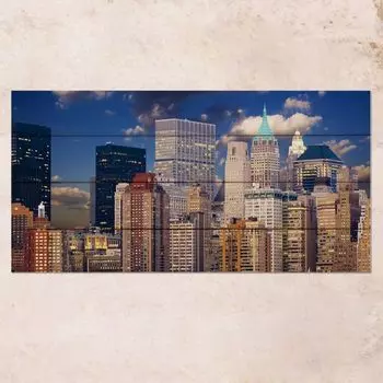 Картина на дереве Megapolis 80х40