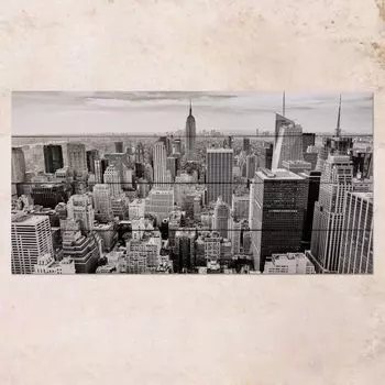 Картина на дереве Skyline 40х80