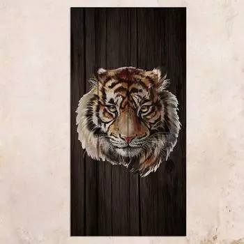 Картина на дереве Tiger 40х80