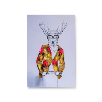 Картина на холсте Deer 60х90