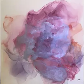 Картина на холсте лавандовый бриз 90х90