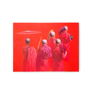 Картина на холсте Red Monkhood 76х102