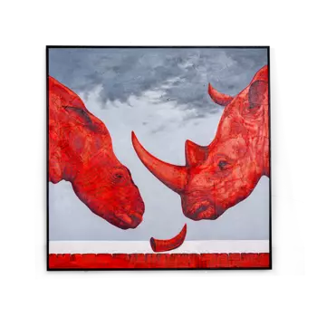Картина на холсте Rhinos