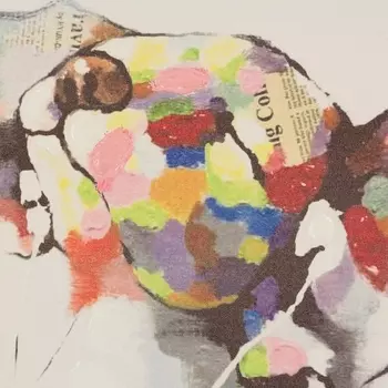 Картина на холсте собака 50[50