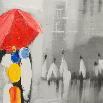 Картина на холсте влюбленные