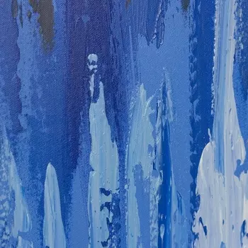 Картина сине-голубого цвета