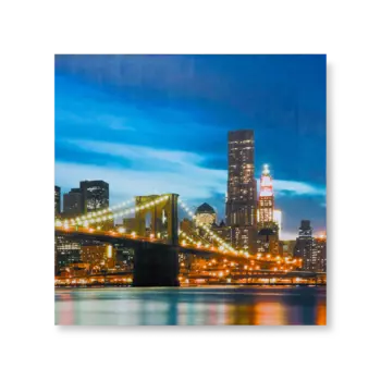 Картина The Brooklyn Bridge из трех частей