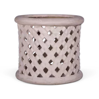 Кашпо напольное Alison бежевого цвета