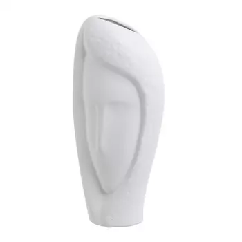 Керамическая ваза белого цвета