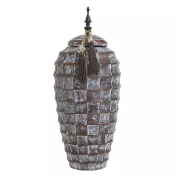 Керамическая ваза с крышкой