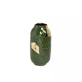 Керамическая ваза зеленого цвета