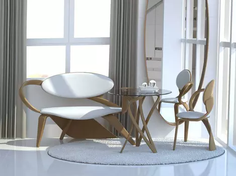 Кофейный стол Apriori v со стеклянной столешницей