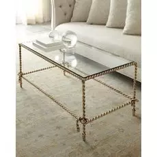 Кофейный стол гастон со столешницей из закаленного стекла