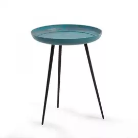 Кофейный стол Sacke с голубой столешницей
