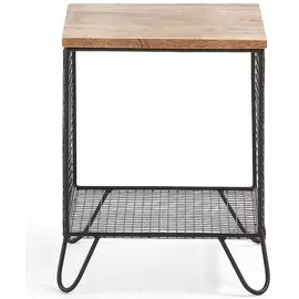 Кофейный стол со столешницей из массива манго