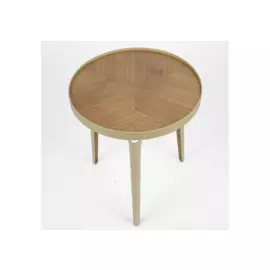 Кофейный столик Bristol Small с деревянной столешницей