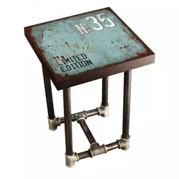 Кофейный столик Grange со столешницей голубого цвета