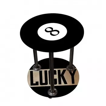 Кофейный столик на колесиках бильярд