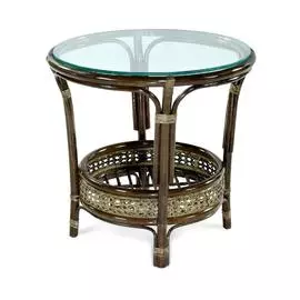 Кофейный столик пеланги темно-коричневого цвета