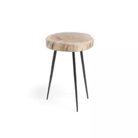 Кофейный столик Rousy с деревянной столешницей