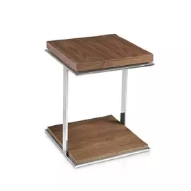 Кофейный столик со стальным основанием