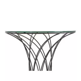 Кофейный столик со стеклянной столешницей